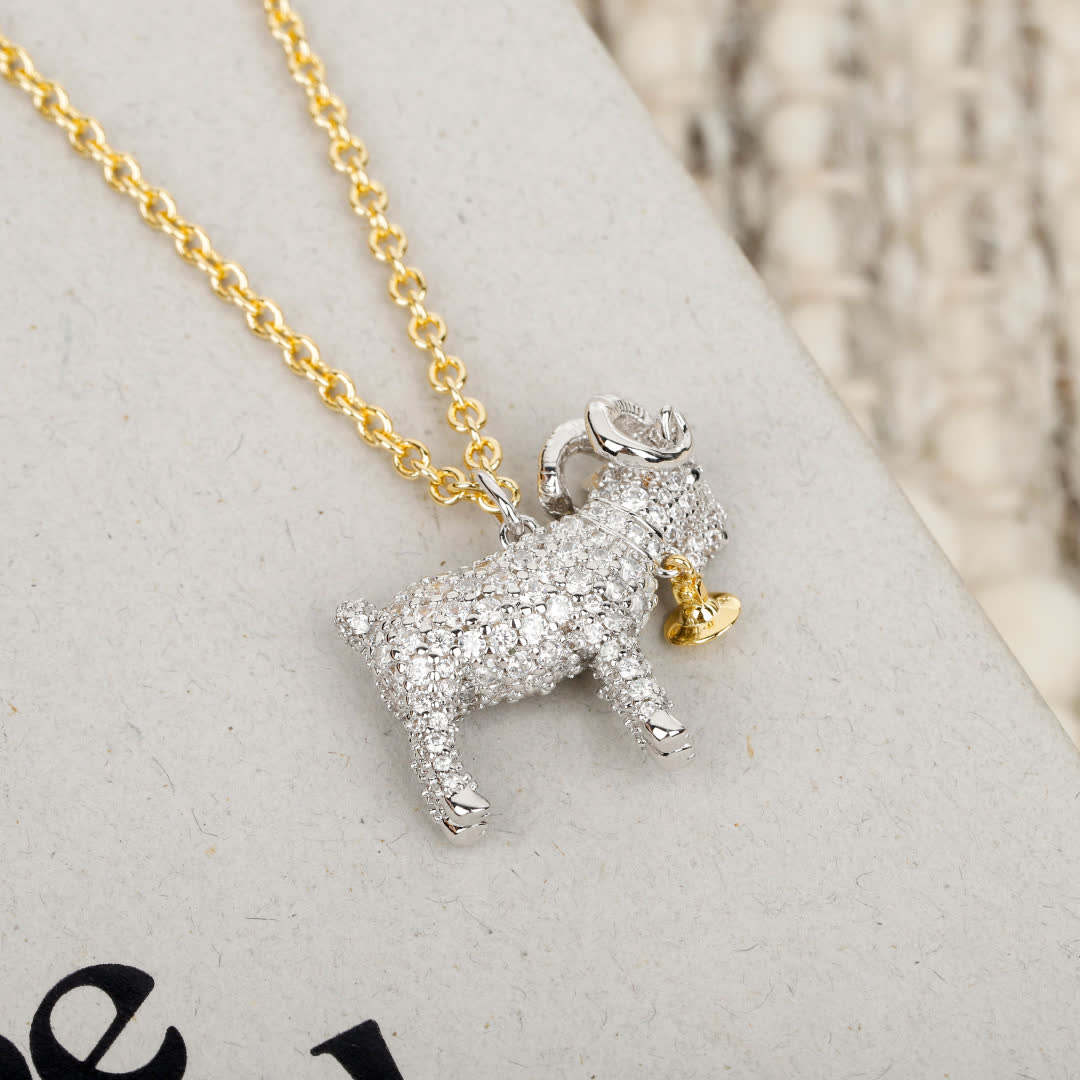 Vivienne Westwood Gold Chain with Sheep Charm